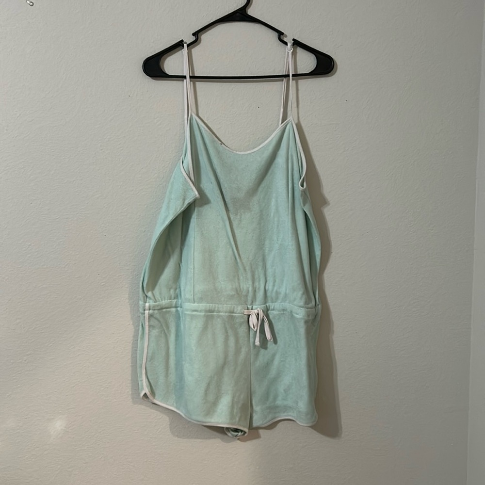 Mint/ Blue Coloured swimsuit cover, used, Size:XL
